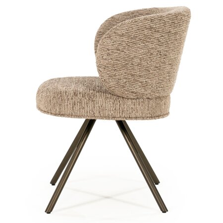 Eleonora Eleonora eetkamerstoel Jayson bruin