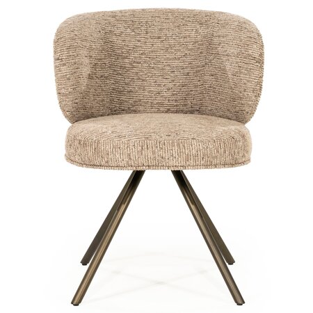 Eleonora Eleonora eetkamerstoel Jayson taupe