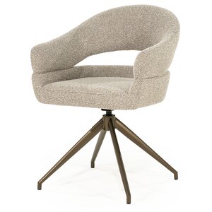 Eleonora Eleonora eetkamerstoel Hailey taupe