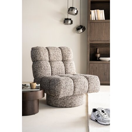 Eleonora Eleonora Fauteuil Fenna - taupe Vive