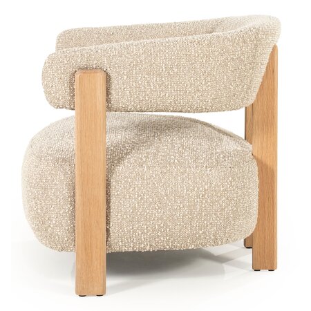 Eleonora Eleonora fauteuil Lola taupe