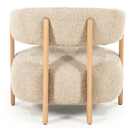 Eleonora Eleonora fauteuil Lola taupe
