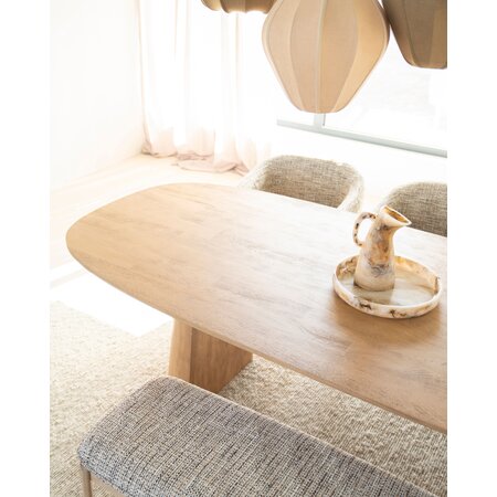 Eleonora Eleonora eettafel Lune naturel 300 cm