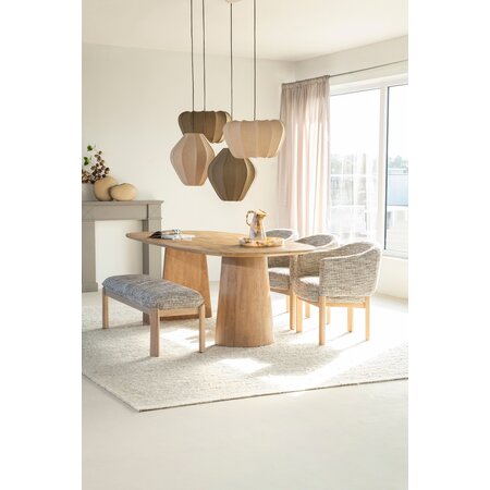 Eleonora Eleonora eettafel Lune naturel 240 cm
