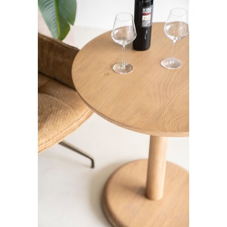 Eleonora Eleonora bistrotafel Florent naturel 70 cm