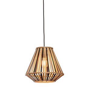 Good&Mojo hanglamp Merapi zwart/naturel