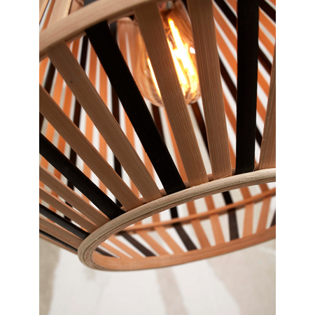 Good&Mojo Good&Mojo hanglamp Merapi zwart/naturel