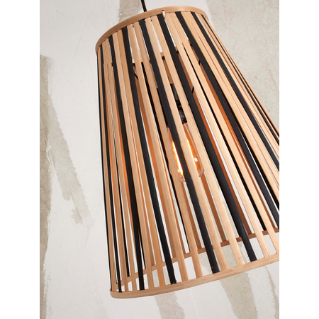 Good&Mojo Good&Mojo hanglamp Merapi naturel/zwart small