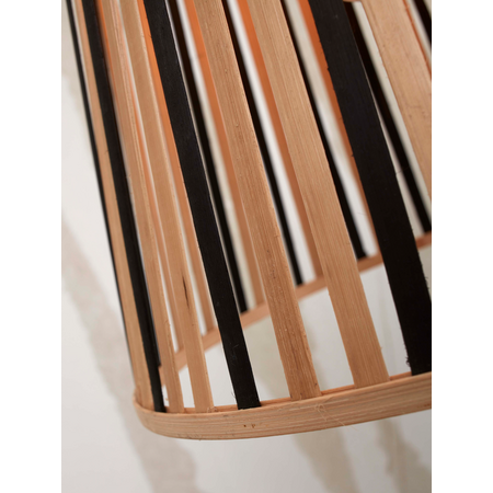 Good&Mojo Good&Mojo hanglamp Merapi naturel/zwart small