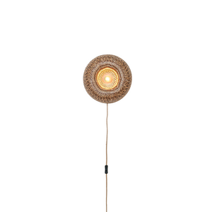 Good&Mojo wandlamp Barbados naturel/bruin