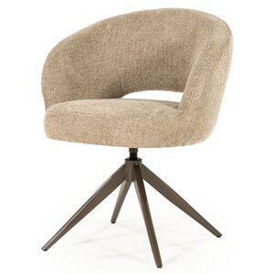 Eleonora Eleonora eetkamerstoel Alissa taupe