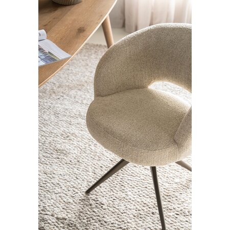 Eleonora Eleonora eetkamerstoel Alissa beige