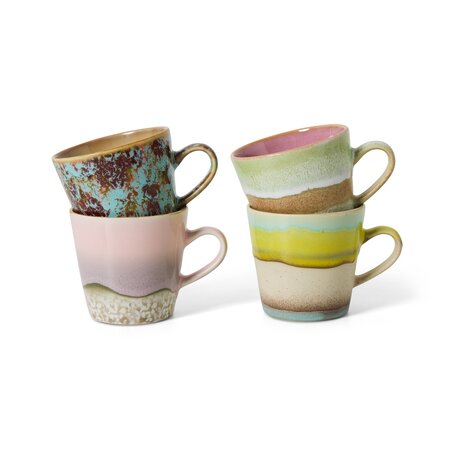 HKliving HKliving americano mok rococo, set van 4