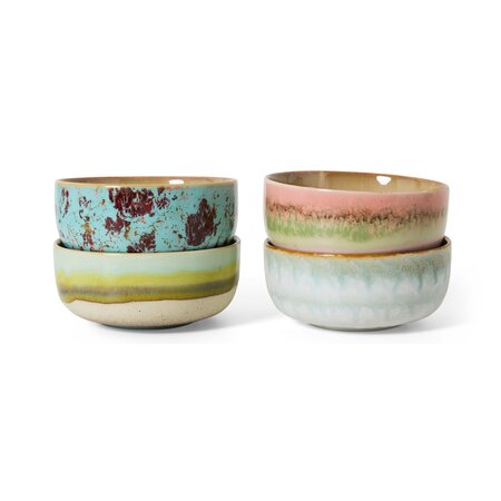 HKliving HKliving dessertkom Impression, set van 4