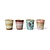HKliving HKliving ristretto mok futurism, set van 4