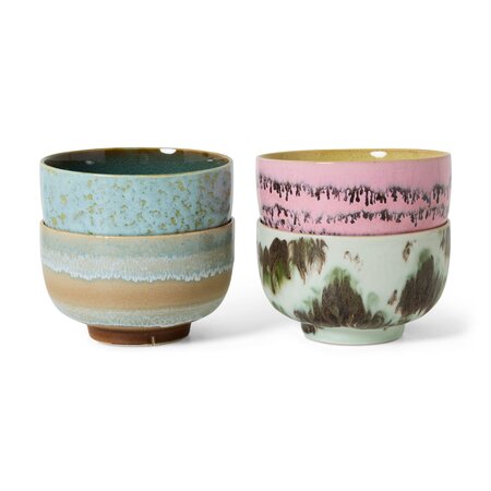 HKliving HKliving noodle kom dada, set van 4