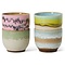 HKliving HKliving koffie mok deco, set van 4