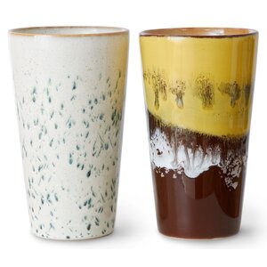 HKliving HKliving lattemok Brine, set van 2