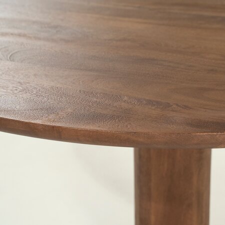 Eleonora Eleonora eettafel Coco lichtbruin 130 cm