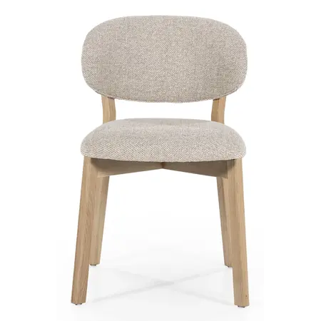 Eleonora Eleonora eetkamerstoel Mikky taupe