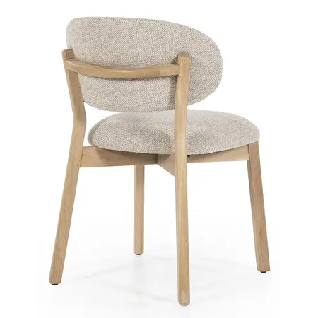 Eleonora Eleonora eetkamerstoel Mikky taupe