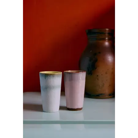 HKliving HKliving lattemok Fresco, set van 2