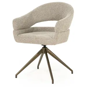 Eleonora Eleonora eetkamerstoel Hailey taupe