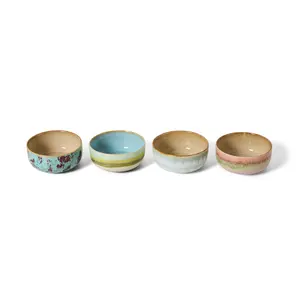 HKliving dessertkom Impression, set van 4