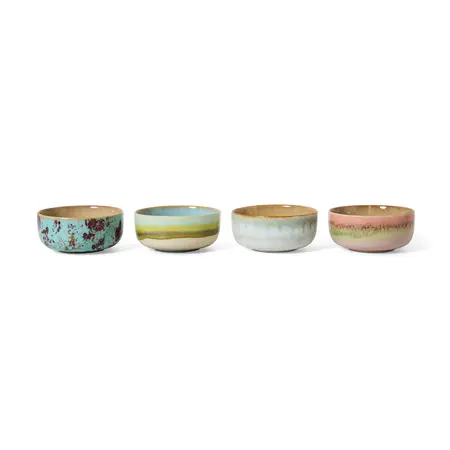 HKliving HKliving dessertkom Impression, set van 4