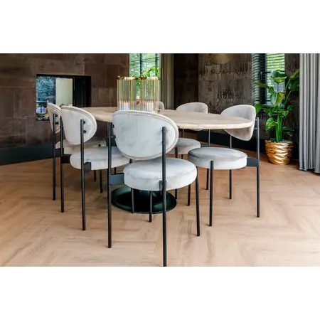 Richmond Interiors Richmond eettafel Hampton ovaal 230 cm