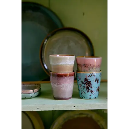 HKliving HKliving ristrettomok Futurism, set van 4