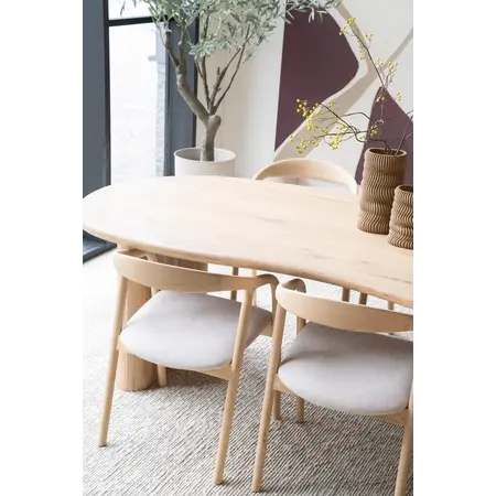 Eleonora Eleonora eetkamerstoel Rayven naturel