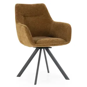 By-Boo eetkamerstoel Bliss mustard