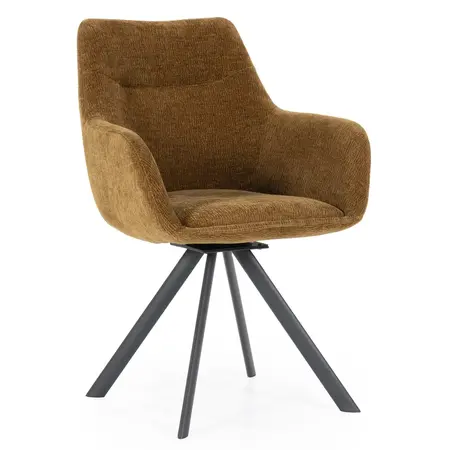 By-Boo By-Boo eetkamerstoel Bliss mustard