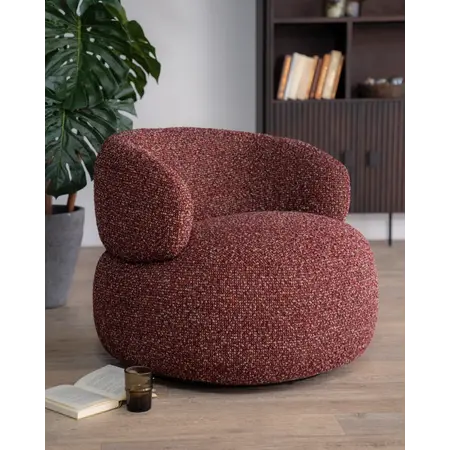 Eleonora Eleonora draaifauteuil Maeve rood