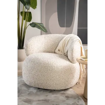 Eleonora Eleonora draaifauteuil Maeve beige