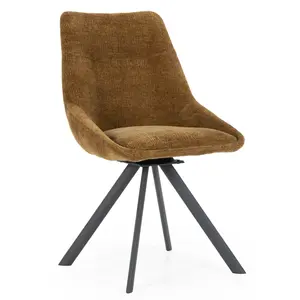 By-Boo By-Boo eetkamerstoel Bliss mustard