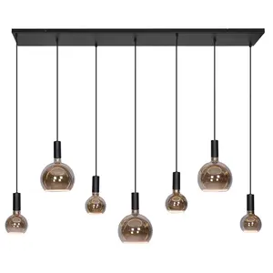 Ztahl hanglamp Segula 7 zwart