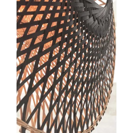 Good&Mojo Good&Mojo wandlamp Kalimantan zwart/medium large