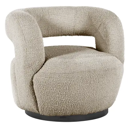 Eleonora Eleonora draaifauteuil Sharon zand