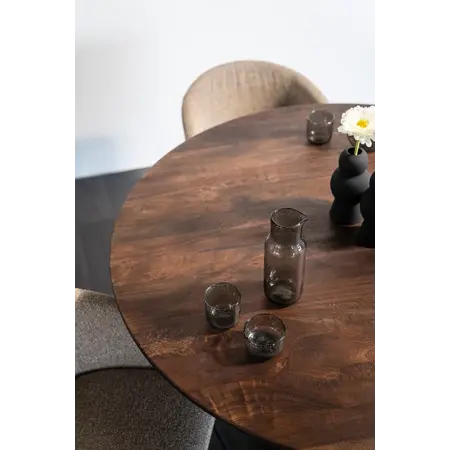 Eleonora Eleonora eettafel Aron bruin 130 cm