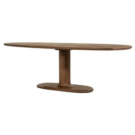 Eleonora Eleonora eettafel Coco lichtbruin 240 cm