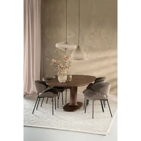 Eleonora Eleonora eettafel Coco lichtbruin 240 cm