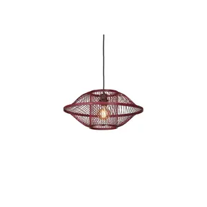 Good&Mojo Good&Mojo hanglamp Maui burgundy small
