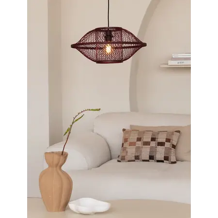Good&Mojo Good&Mojo hanglamp Maui burgundy small