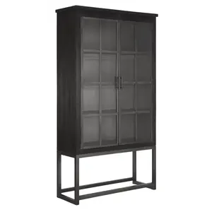 Vitrinekast Blora black