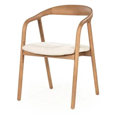 Eleonora Eleonora eetkamerstoel Rayven lichtbruin