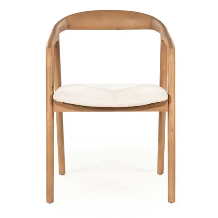 Eleonora Eleonora eetkamerstoel Rayven lichtbruin