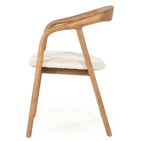 Eleonora Eleonora eetkamerstoel Rayven lichtbruin