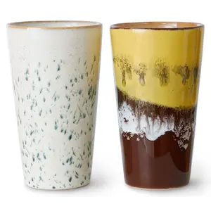 HKliving lattemok Brine, set van 2